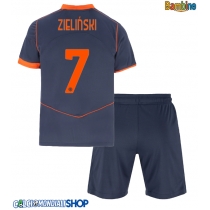 Maglie da calcio Inter Milan Piotr Zielinski #7 Terza Maglia Bambino 2025-26 Manica Corta (+ Pantaloni corti)